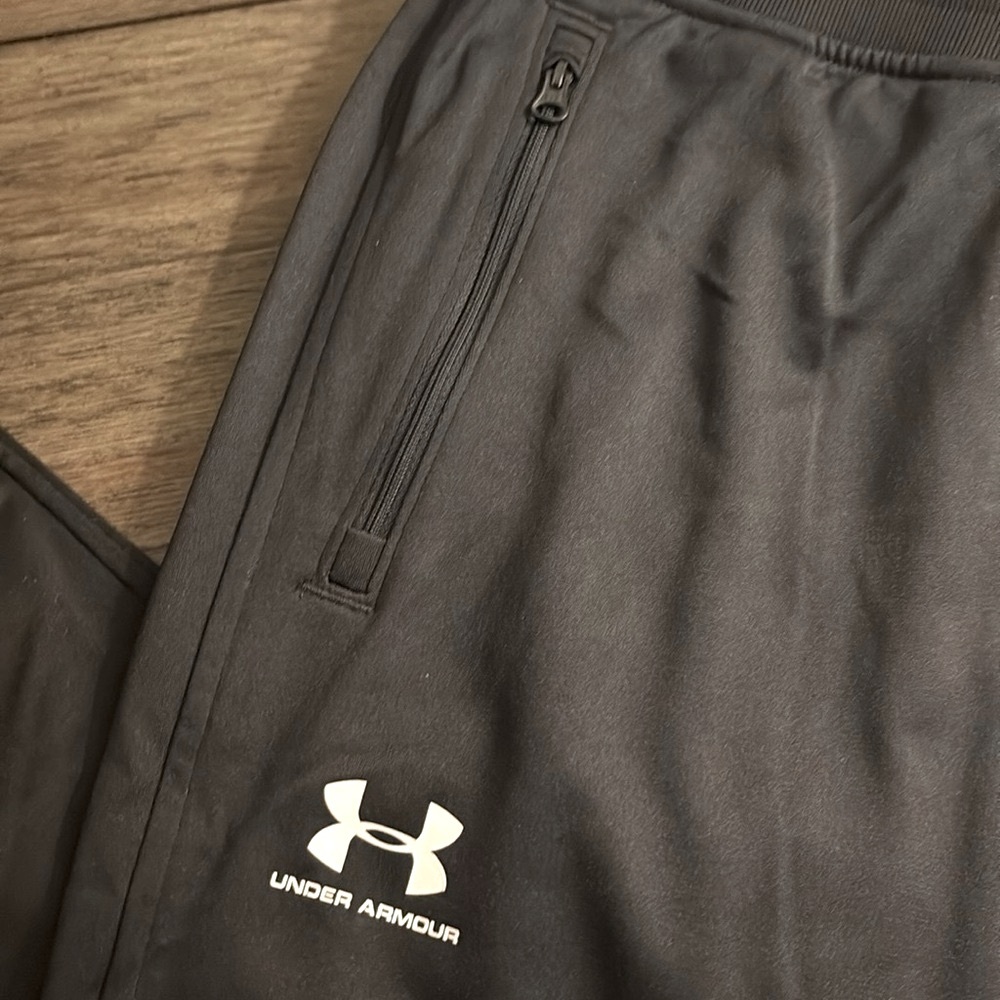NWT [Under Armour] UA Sportstyle Classic Black Joggers Sweatpants Men’s S or L - Picture 8 of 14